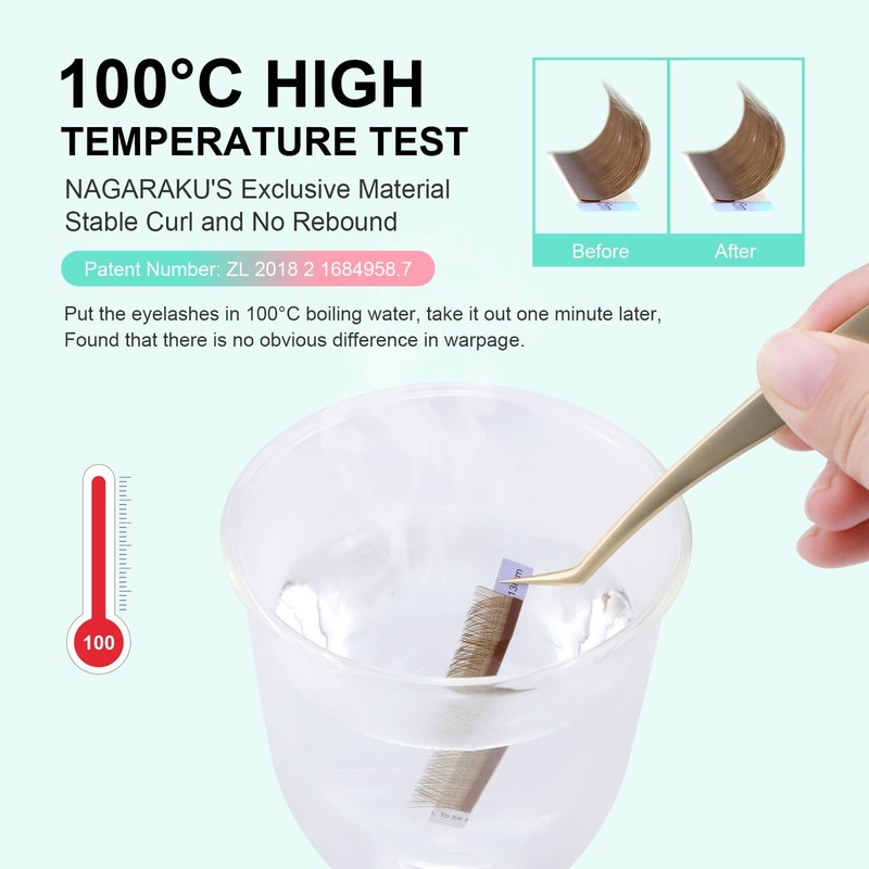 NAGARAKU Eyelash Extension 4D Cross YY Shape Volume Eyelashes Prefabricated