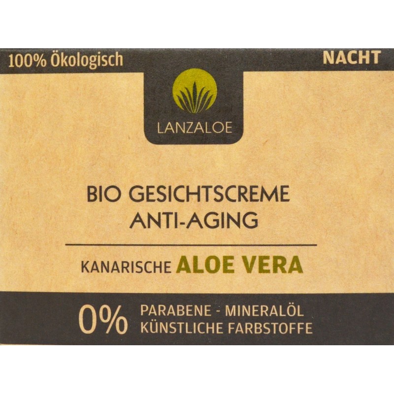 Lanzaloe Bio-anti Ageing Aloe Vera Face Cream (Night) 50 ml