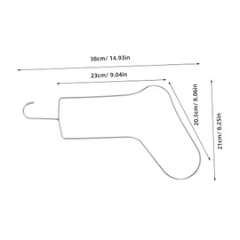 Outanaya Versatile Sock Display Stand 2pcs Metal Sock Blockers for Drying Showcasing