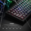dagaladoo Black Spider Web Key caps Shine Through Keycap Set