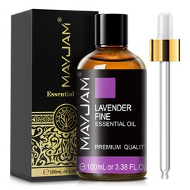 MAYJAM Genuine Lavender Oil Aroma Oil Lavender Essential Oil Natural Lavender Essential Oil 100ml Gift