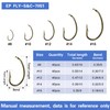 Eupheng Fly Hooks Assortment of Best Sizes Dry Wet Nymph