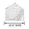 10X20 Canopy Tarp Carport (Front Panel White)