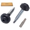SKIR'CO Pack of 150 Sheet Metal Roofing Screws 4.8 x