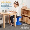 ECR4Kids ACE Active Core Engagement Wobble Stool, 15-Inch Seat Height,