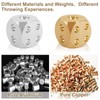 10 Pieces Metal Dice Sets, Aluminium/Copper Dice, Six-Sided Dice Game