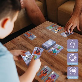 Glop Alien: Card Game for Adults & Kids 10+, Family Board Game, 10 Min, 2-8 Players, Multilingual Instructions