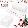 Christmas Snow Blanket Roll, 15.7 Inch x 5 Feet Fake