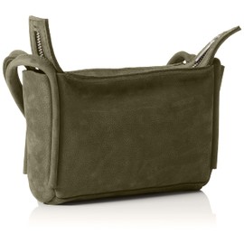 Shabbies Amsterdam Women's SHB0347 Crossbody Nubuck Leather, 7004