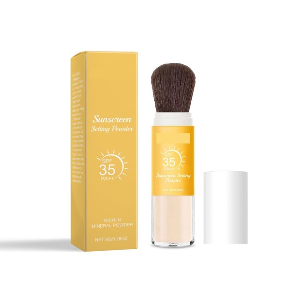 Sunscreen Mineral Powder SPF 35, Beach Essentials, Mineral Sunscreen Powder