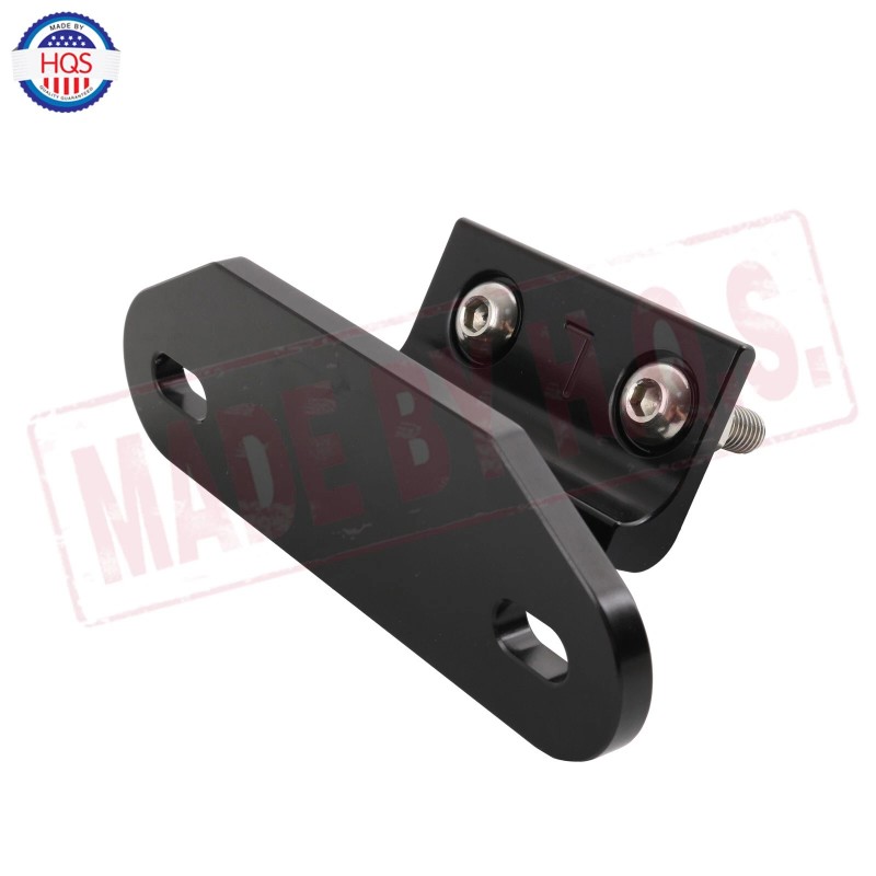HQS Black Pair Billet Aluminum Rear Hatch Hinges For 1982-1992