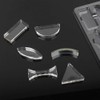 WINGONEER Physical Optical Parallel Lens Set Meniscus Lens Triangle Prismatic