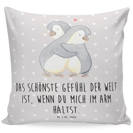 Mr. & Mrs. Panda Cushion Penguins Cuddle - Gift, Love Gift, Wedding Day, Husband, Sofa Cushion, Sofa Cushion, Boyfriend, Souvenir