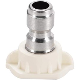 White Pressure Washer Spray Nozzle Tip 40 Degree Metal Nozzle Tips, Standard Pressure Washer Parts and Accessories, Pressure Washer Accessories