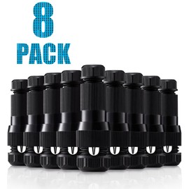 SUNVIE Landscape Lighting Connectors Fastlock Low Voltage Wire Connector, Waterproof Low Voltage Connector 12-14 Gauge Landscape Wire Connectors for Garden Patio Pathway Lights, 8 Pack