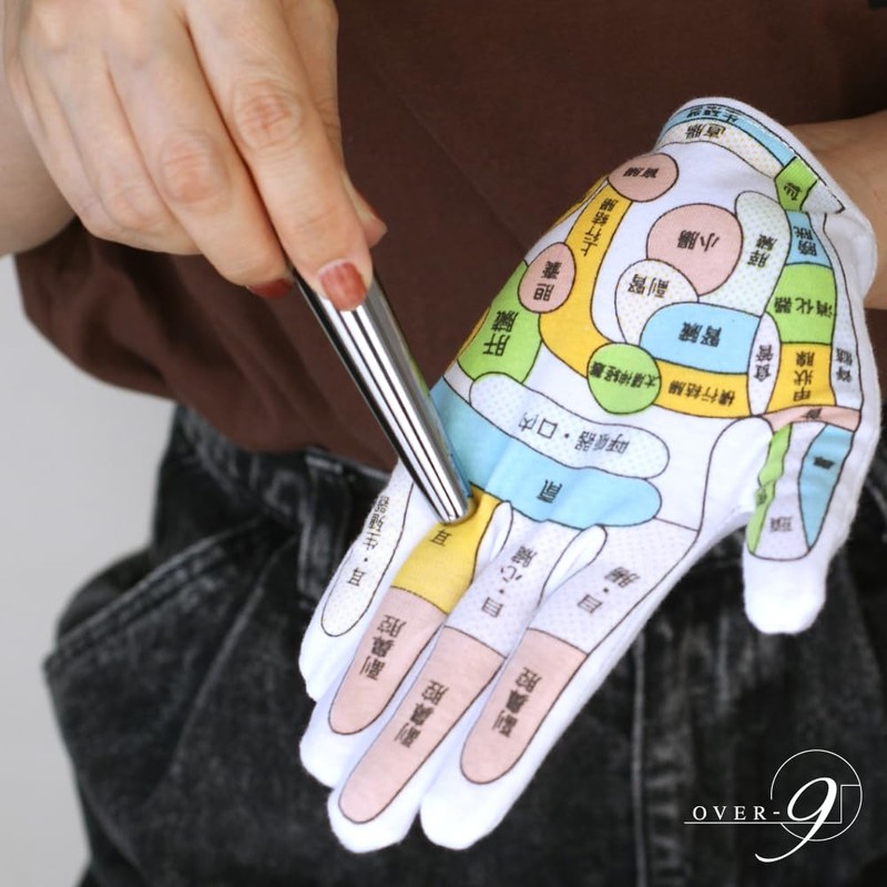 OVER-9 Terahertz Ore Massage Stick with Gloves to Determine Point