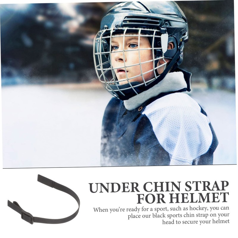 WOONEKY Hockey Sports Helmet Chin Strap Supply Adjustable Polyester Chin