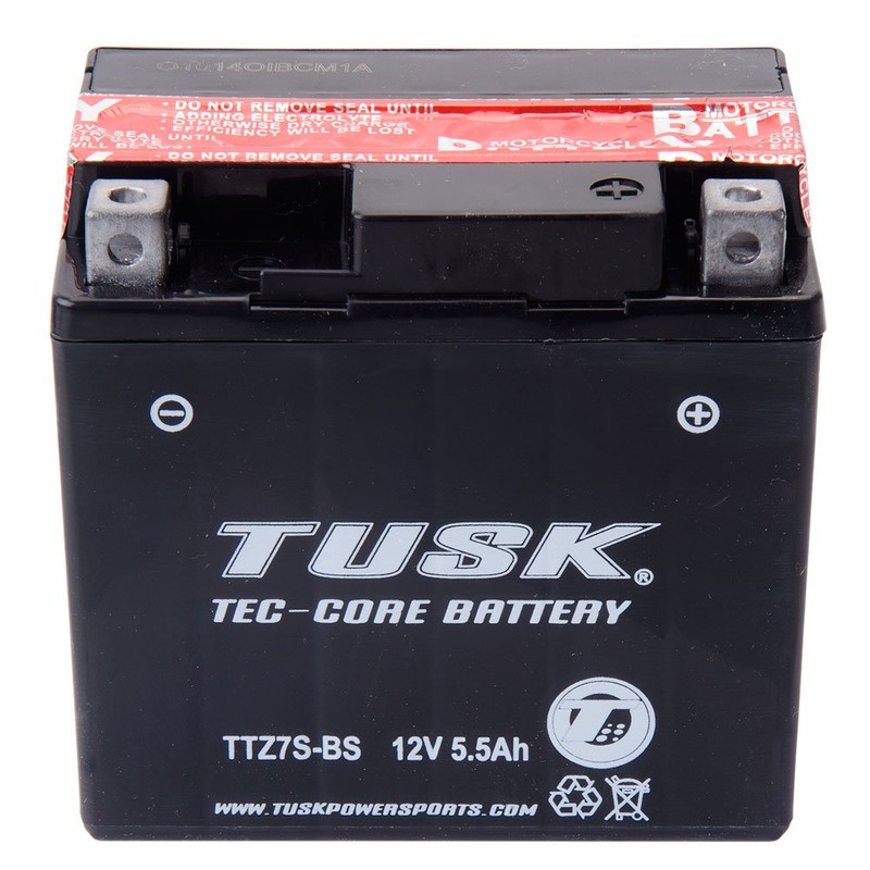 Tusk Tec-Core Battery with Acid TTZ7S Maintenance-Free