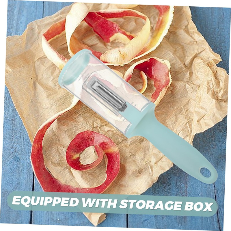 SHOWERORO Multipurpose Kitchen Peeler and Scraper with Storage Splashproof Vegetable