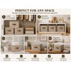 Stackable Storage Bins with Lids, 3-Pack, Stackable Closet Organizer, Sturdy