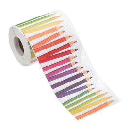 PATIKIL 3" x 61Ft Bulletin Board Border,Pencil Scalloped Trim,Colorful