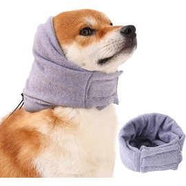 UUREED Dog Ear Muffs Noise Protection,Dog Hematoma Ear Wrap, Upgraded Velcro Dog Headband for Anxiety Relief, Warm Dog Ear Cover Winter Hat, Dog Ear Covers for Bath, Thunderstorms