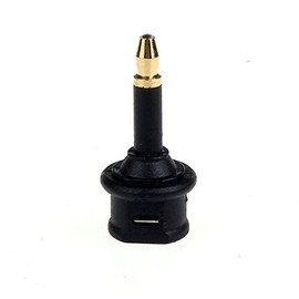 ONOGAL Optical Fibre Optic Toslink Female to Jack AUX 3.5mm Male Adapter