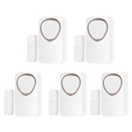 Security Door and Window Alarm for Home, Greencycle 5PK Wireless Home Security Burglar Alarm, Magnetic Sensor Door Window Alarm, 4-in-1 Mode 110 dB, Home Security, Ideal for Home, Garage, Apartment