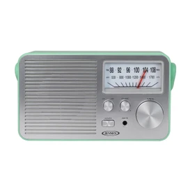 JENSEN MR-750-GR MR-750 Portable AM/FM Radio (Green)