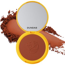 Dundas Bronzer Anonymous, Dark Contour Powder for Face and Body, Bronzing, Matte Finish, Face Make Up for All Skin Types, Cruelty Free Natural Makeup, Buildable Coverage, Easy to Blend, (Step 6)