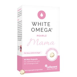 Omega-3 Capsules for Mums - Before, During and After Pregnancy - 293 mg DHA and 173 mg EPA - Extra Easy to Swallow - 90 Mini Capsules