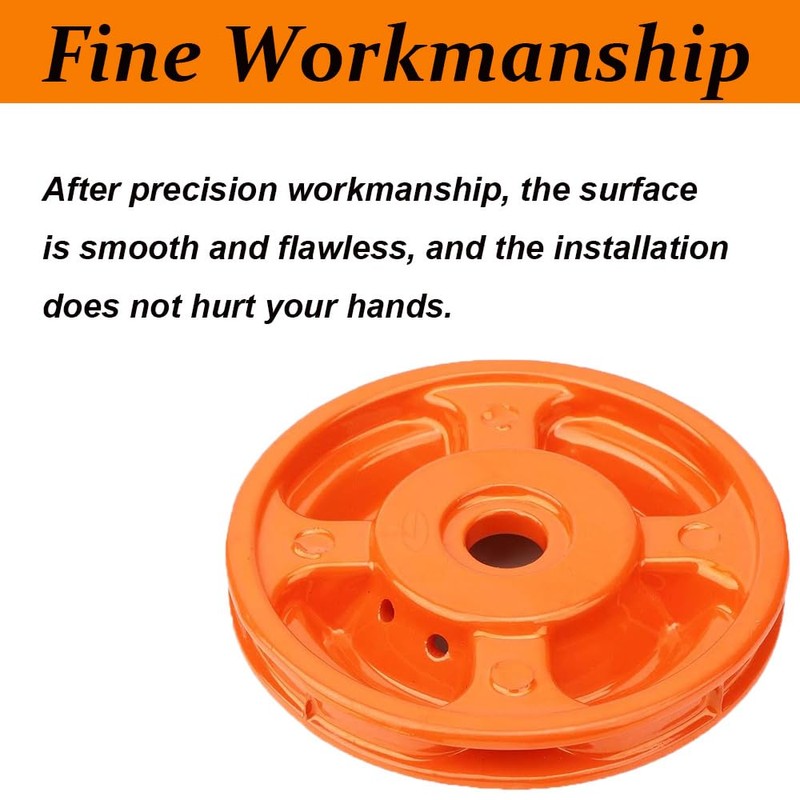 Aluminum Mower 4-Trimmer Line Head, Universal Replacement Strimmer Heads String