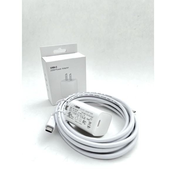 OMNIHIL Wall Charger+10FT-USB-C-to-C Cable Compatible with Denon PerL Pro True