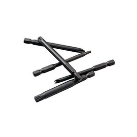 US PRO 50pc Hex Dr.S2 Extra langes Sicherheits-Bit-Set Torx, Inbus, Hex, Spline, BER1374