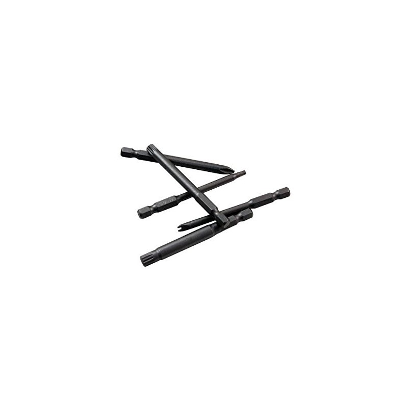 US PRO 50pc Hex Dr.S2 Extra langes Sicherheits-Bit-Set Torx, Inbus,