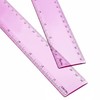 EBOOT 2 Pack Plastic Ruler Straight Ruler Plastic Measuring Tool