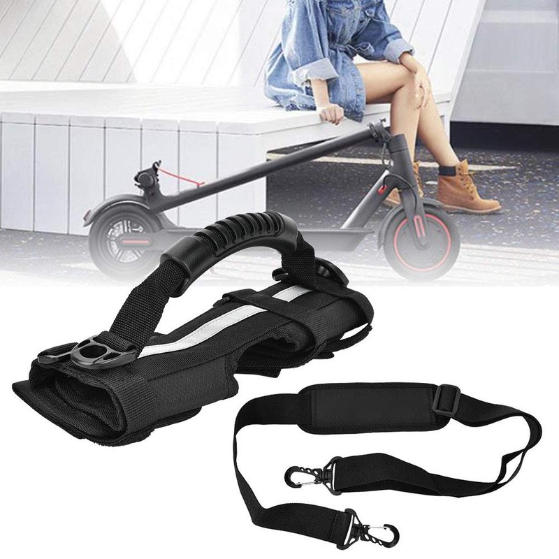 Folding Bike Handle Strap, Universal Hand Carry Handgrip with Shoulder