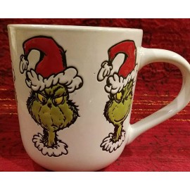 Dr. Seuss THE GRINCH FACES Cup Mug Collectible xMas  12 oz Ceramic NEW