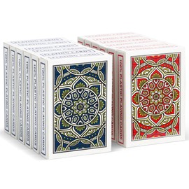 Metsyth 12 Pack Playing Cards Bulk,Plastic Playing Cards Waterproof Poker Size Cards Professional, Jumbo Index Large Print for Adults and Seniors,12 Deck of Cards for Fun Card Games