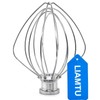 Heavy Duty 6 Wire Whisk Attachment for Kitchen Aid 4.5