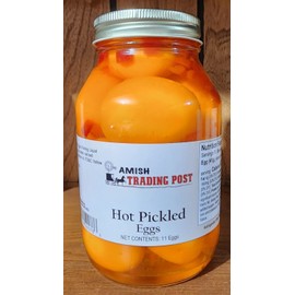 Amish Trading Post Hot Eggs  Pickled 11 eggs