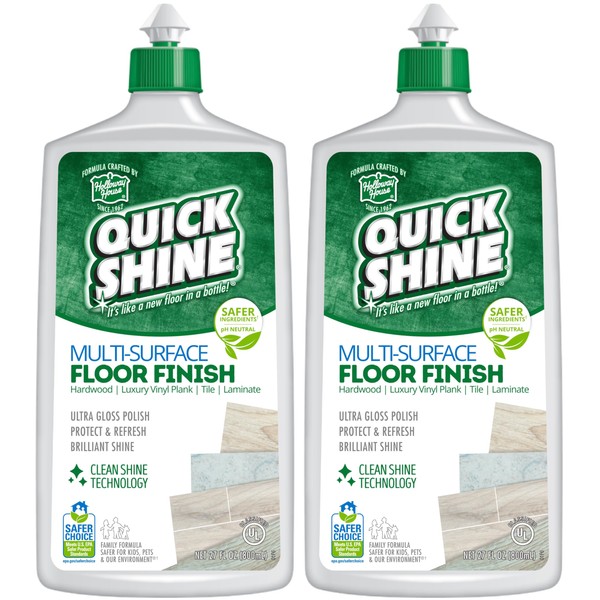 Quick Shine Quick Shine Multi Surface Floor Finish 27oz, 2Pk