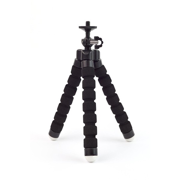 BerryBase Flexible Mini Tripod with Ball Head 175mm Black