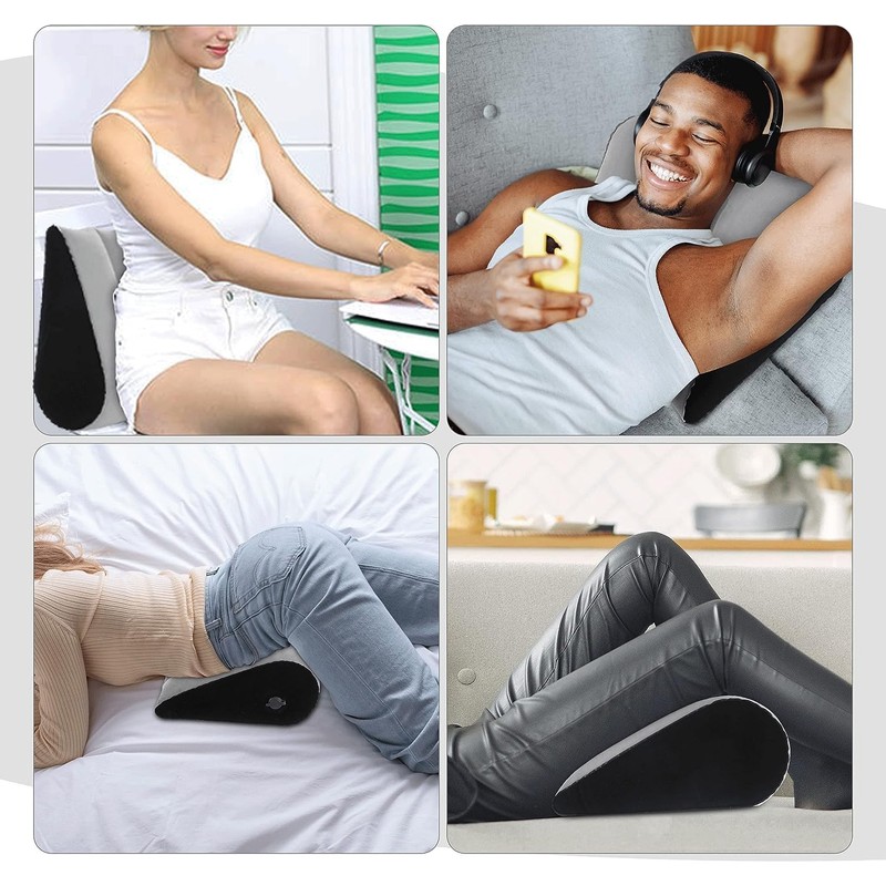 TheClover Inflatable Wedge Pillow for Sleeping -Leg Elevation, Use in