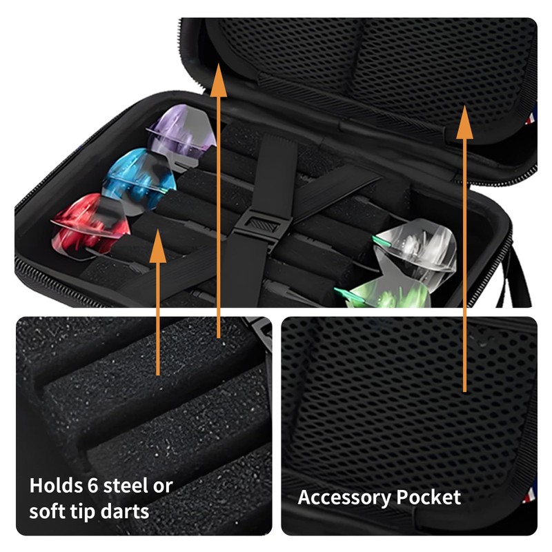 AONAYO Black Dart Case, Dart Case, Dart Case, Dart Case,