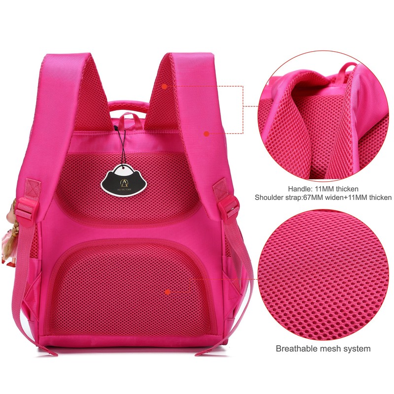 Waterproof Cute Cat School Backpacks for Girls Cute Kids Book