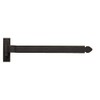 Naiture 25" Oversized Offset Iron Strap Hinge with Pintle in