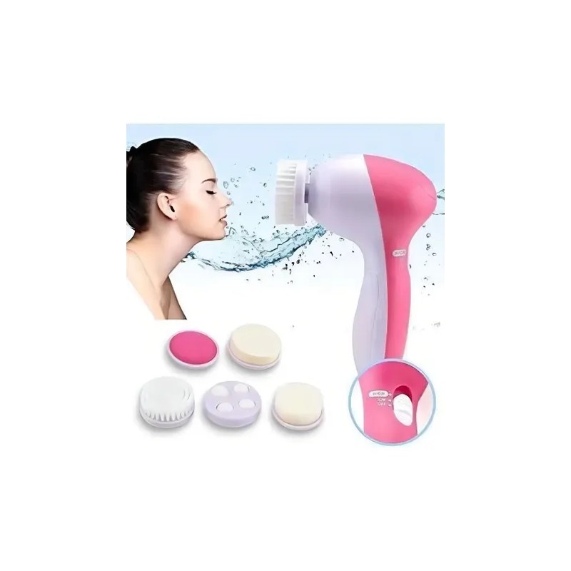 Cepillo Facial Limpieza 5en1 Exfoliante Rostro Belleza