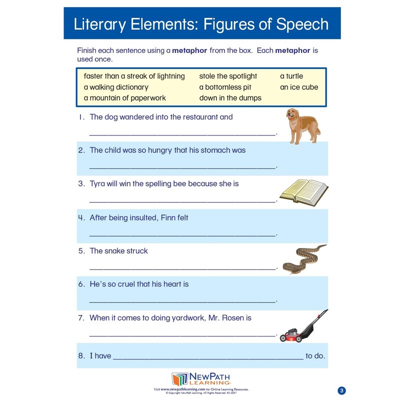 Literary Elements Learning Center Game - Grades 3-5