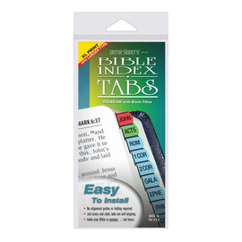 Verse Finders Thin Pack XL Print Rainbow Bible Tabs